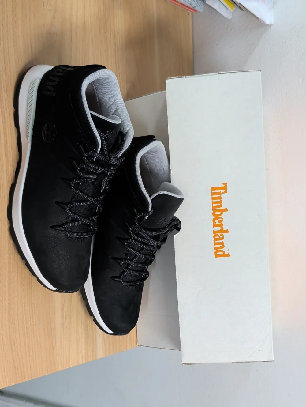 Timberland Sprint Trekker Mid Black and White Women's Sneakers